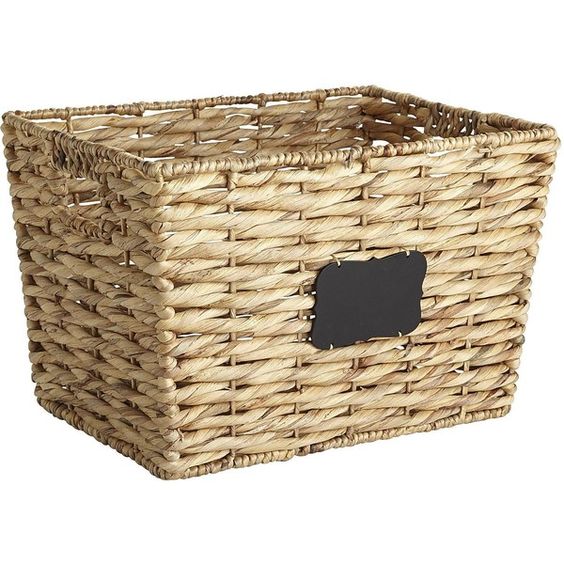 taper basket with chalk board front