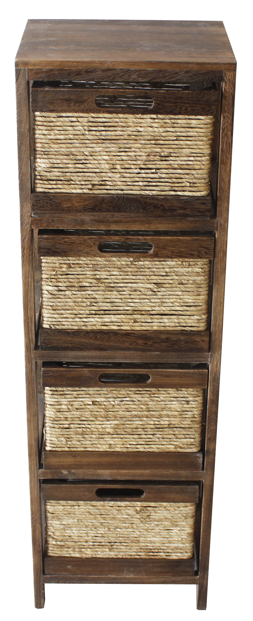 four drawer wooden cabinet